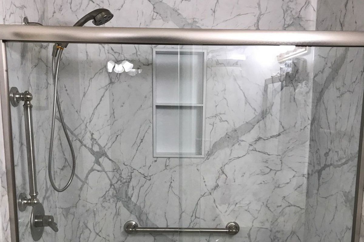 Elegant Walk-In Shower Replacement in Lynchburg, VAf
