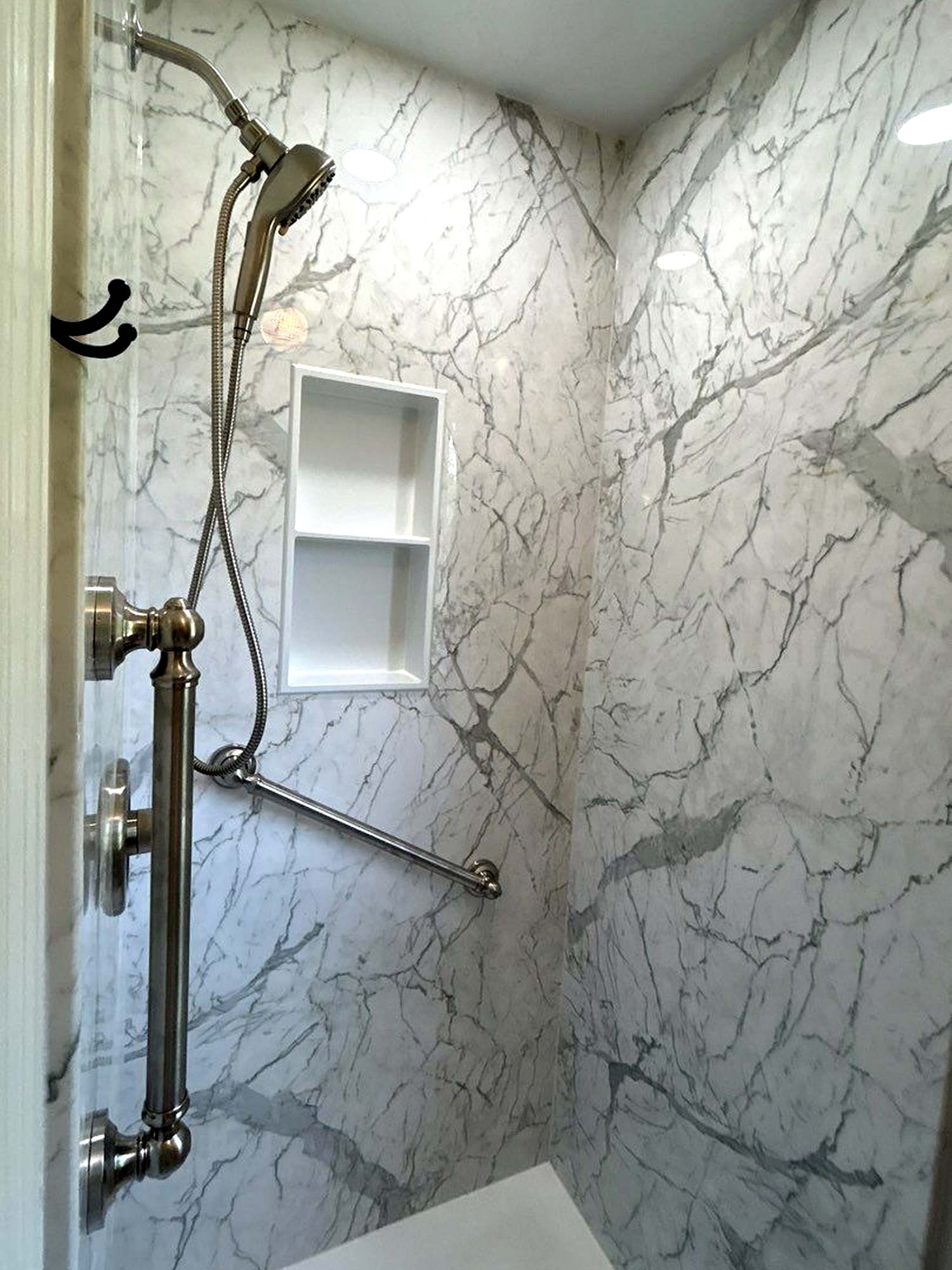Elegant White Shower System in Forest, VA