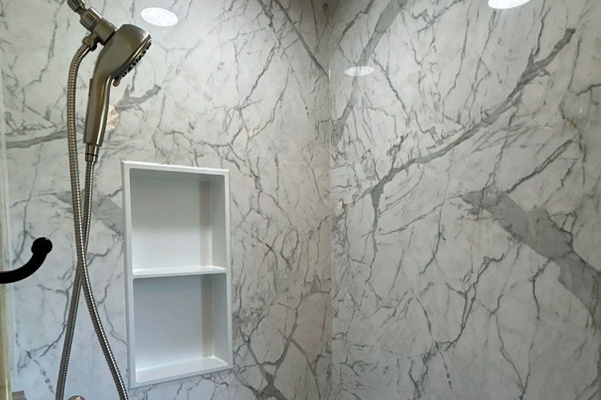 Elegant White Shower System in Forest, VA