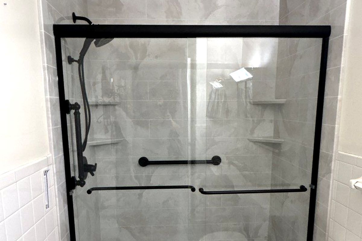 Marble-Style Shower Remodel