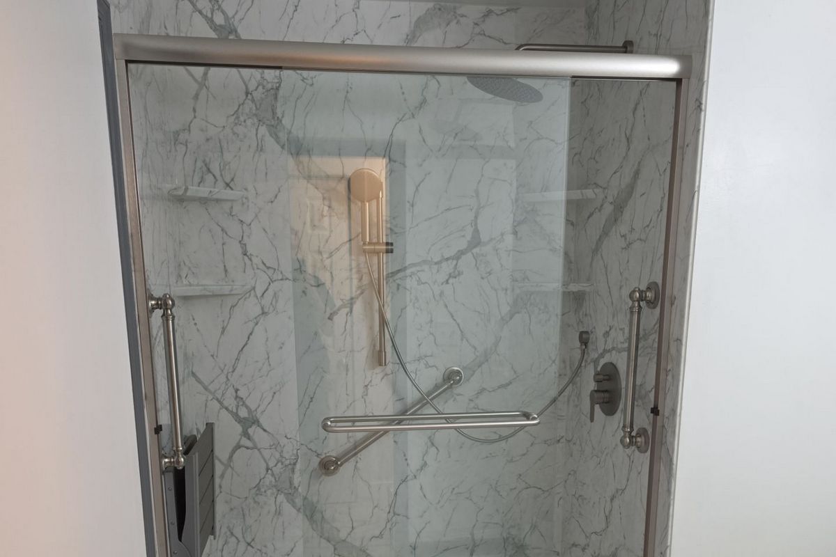 Custom Tub-to-Shower Conversion