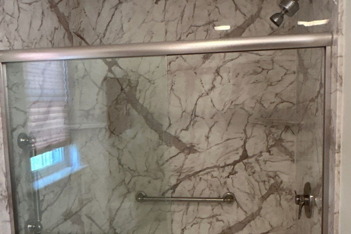 Smooth Wall Walk-In Shower Conversion