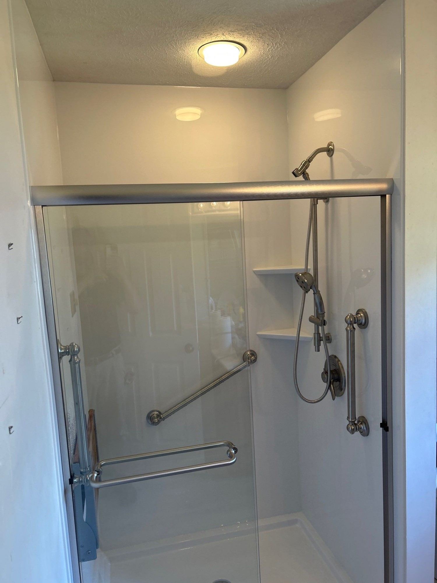 Shower, Toilet, and Flooring Remodel