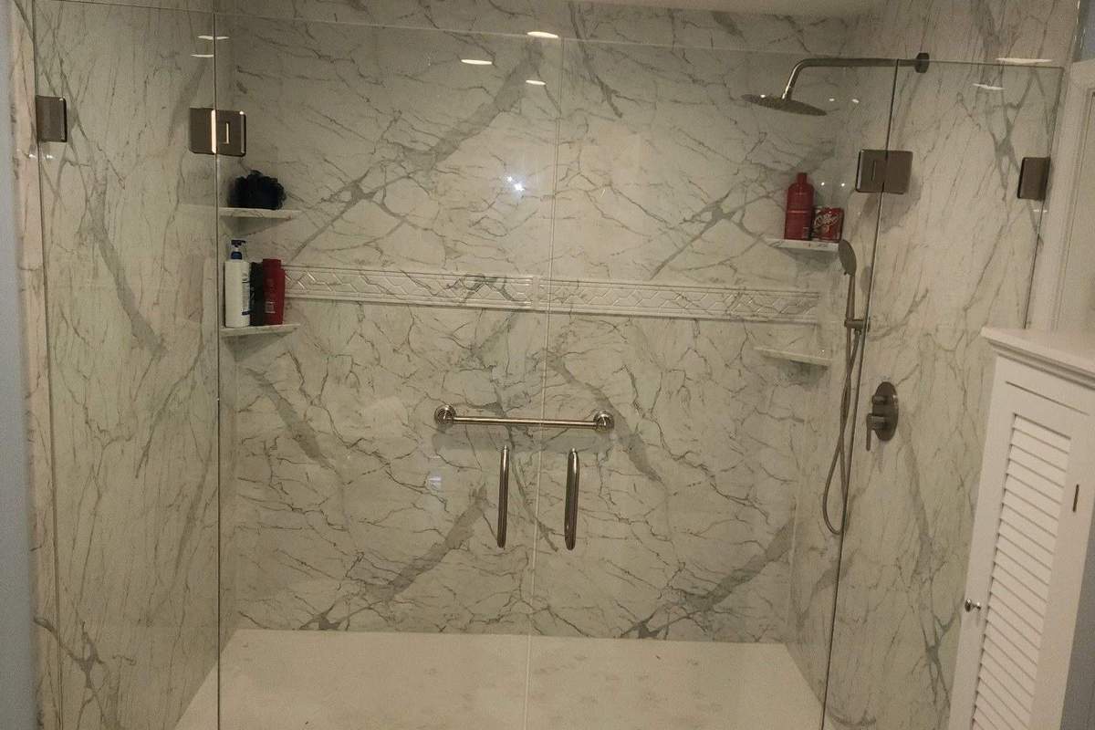 Large-Scale Bath-to-Shower Conversion