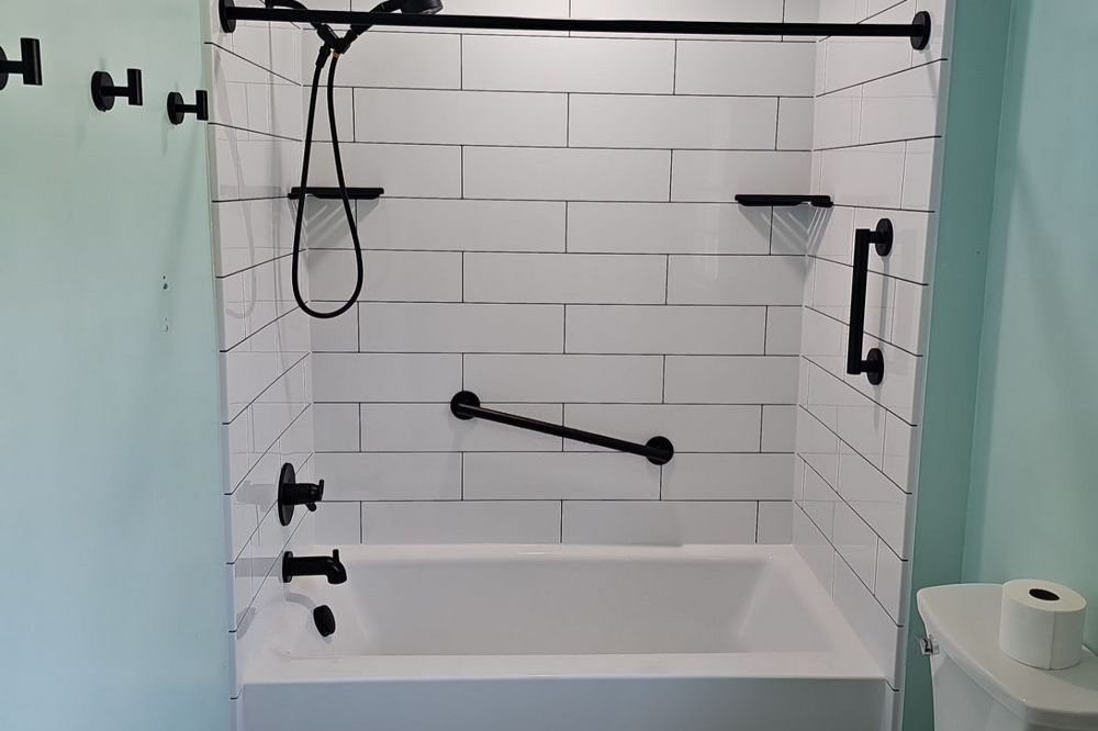 Sleek Tub and Shower Upgrade in Rocky Gap, VA