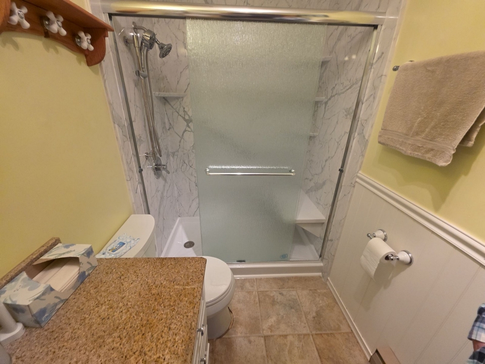 Calcutta Marble Wall System Upgrade in Christiansburg, VA (1) v