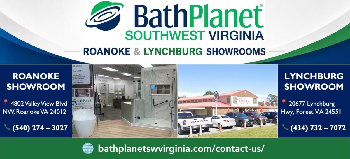 We now have a secondary Showroom in Lynchburg VA